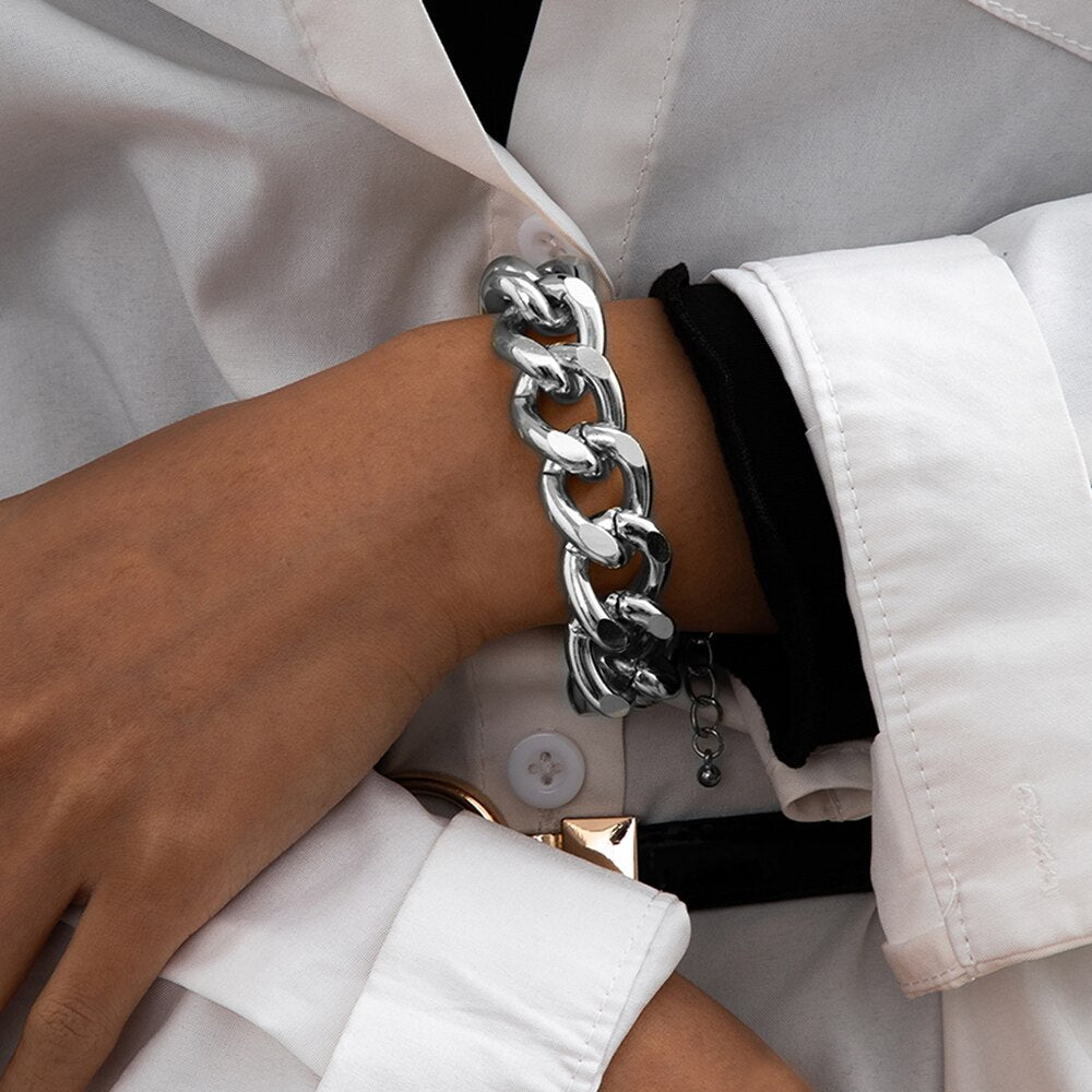 Gold Chain Bracelet - Chuck Style | emerallda