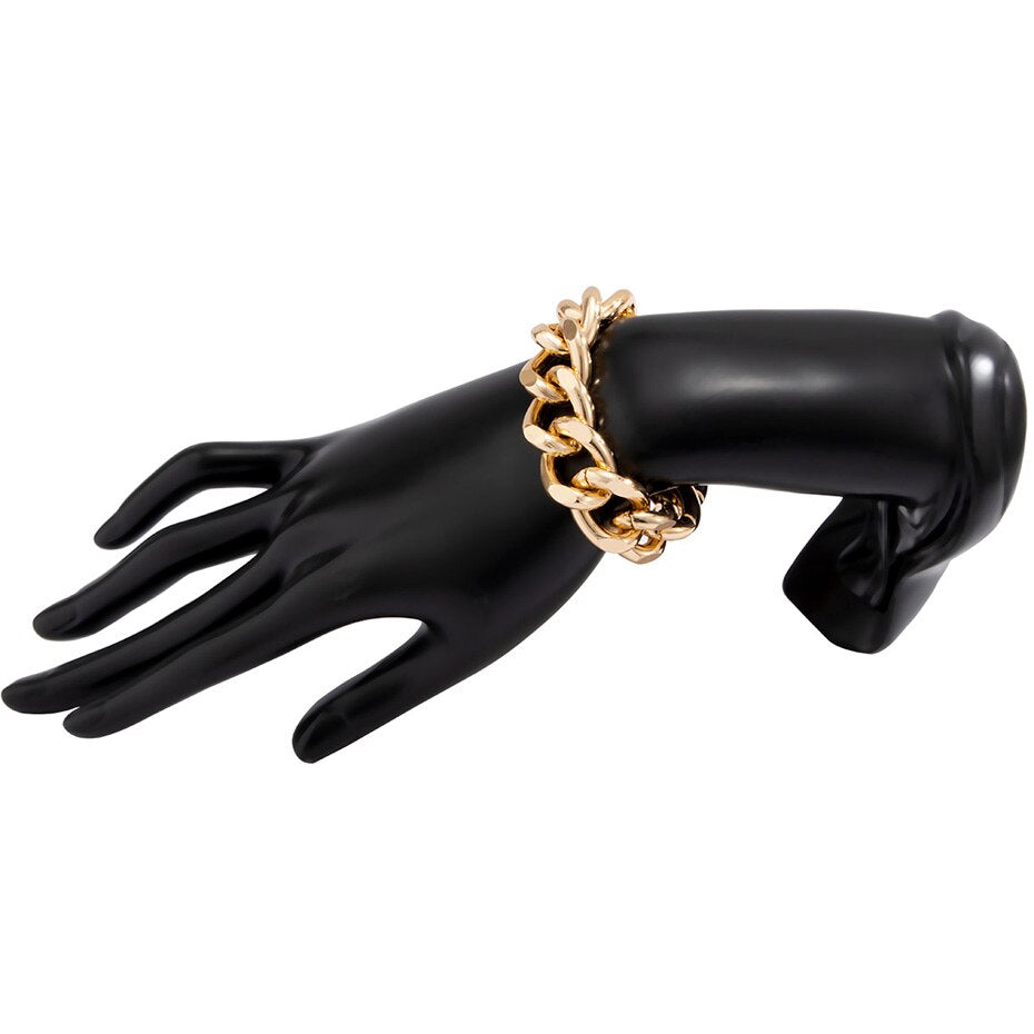 Gold Chain Bracelet - Chuck Style | emerallda