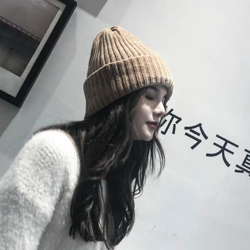 Winter Snow Beanie - Warm Chenille Skullies Cap | emerallda