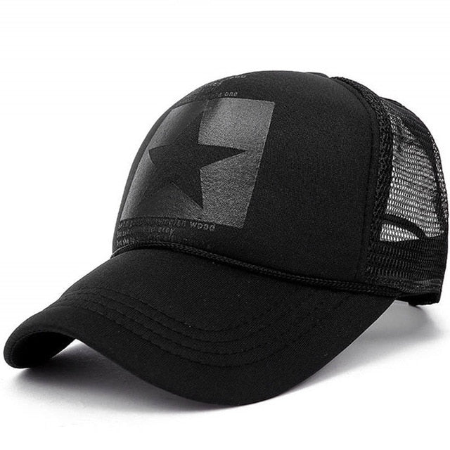 Star Pattern Baseball Cap - Celestial Design Hat | emerallda