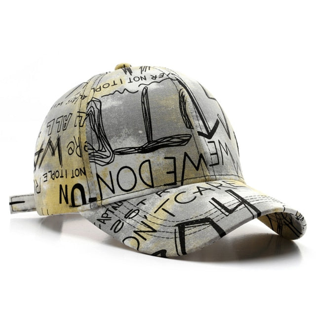Graffiti Style Baseball Cap - Urban Art Hat | emerallda